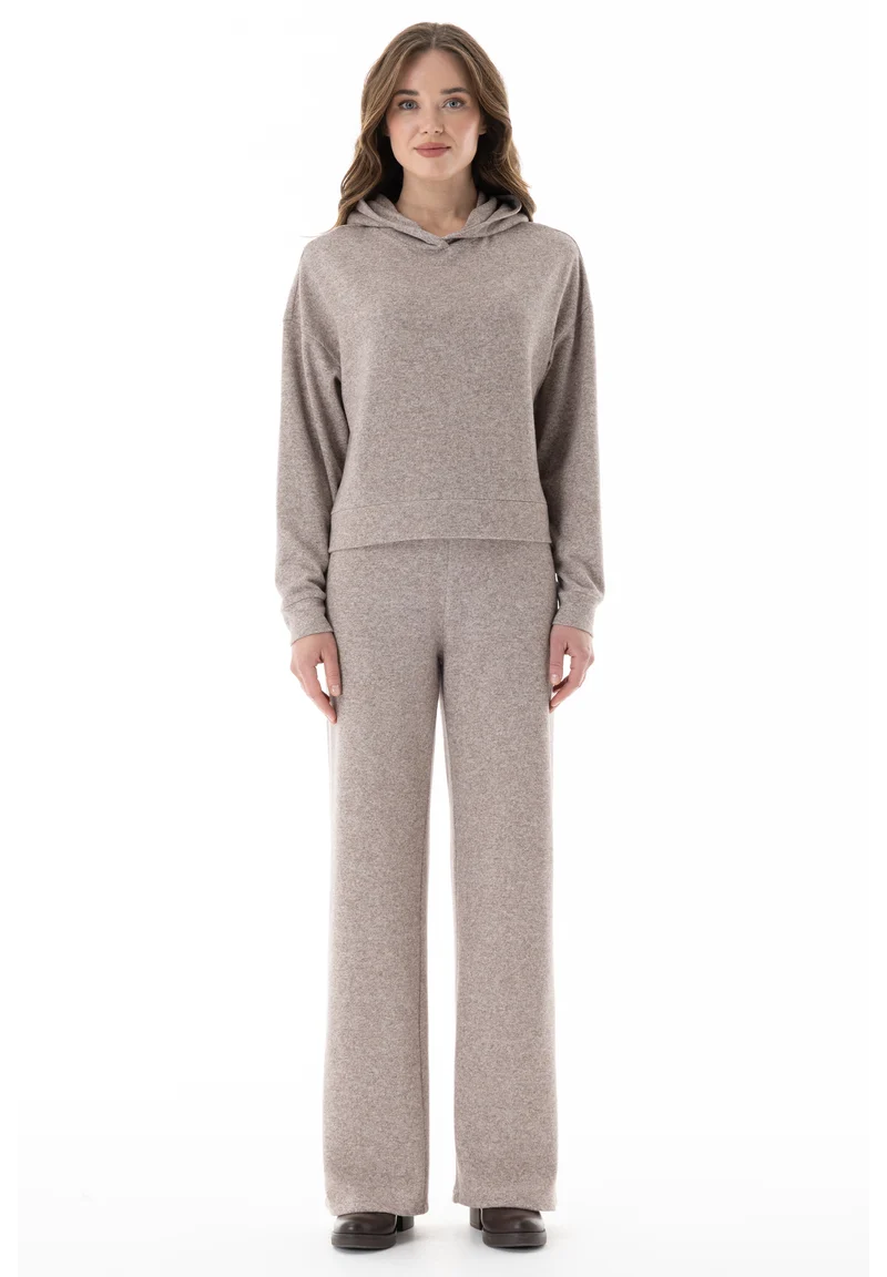 Hoodie aus Bio-Baumwolle und recyceltem Polyester