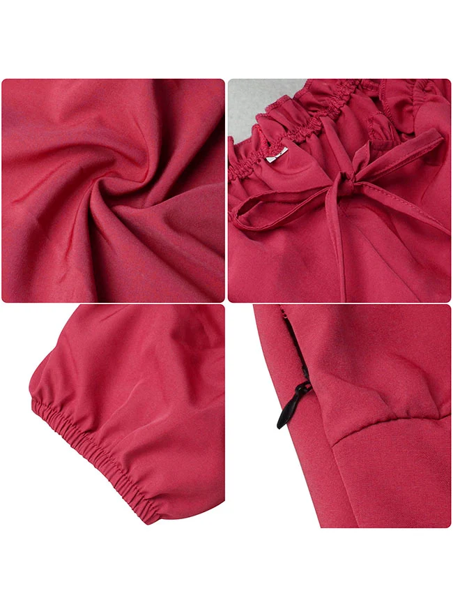 Renaissance-Kostümkleid im Midi-Stil mit schulterfreiem Rüschen- und Kordelzug