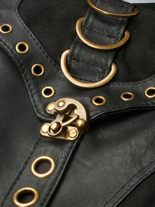 Charmian Damen Steampunk Gothic Wikinger Leder Taillengürtel Tasche Beintasche Accessoire