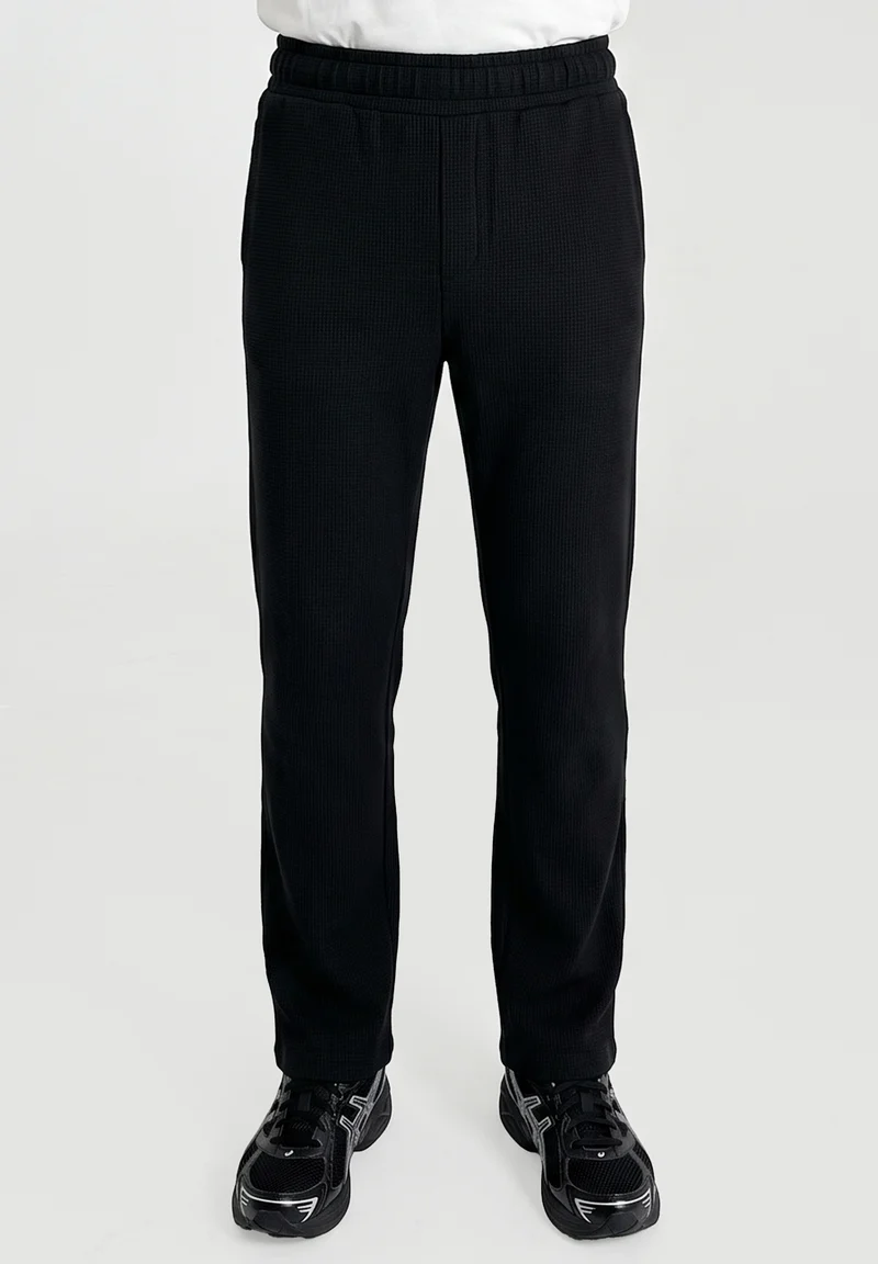 POZZAN | Waffel Jogginghose aus Bio-Baumwolle & recyceltem Polyester