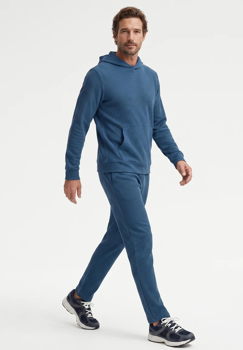 HECTORR | Waffel Hoodie aus Bio-Baumwolle & recyceltem Polyester
