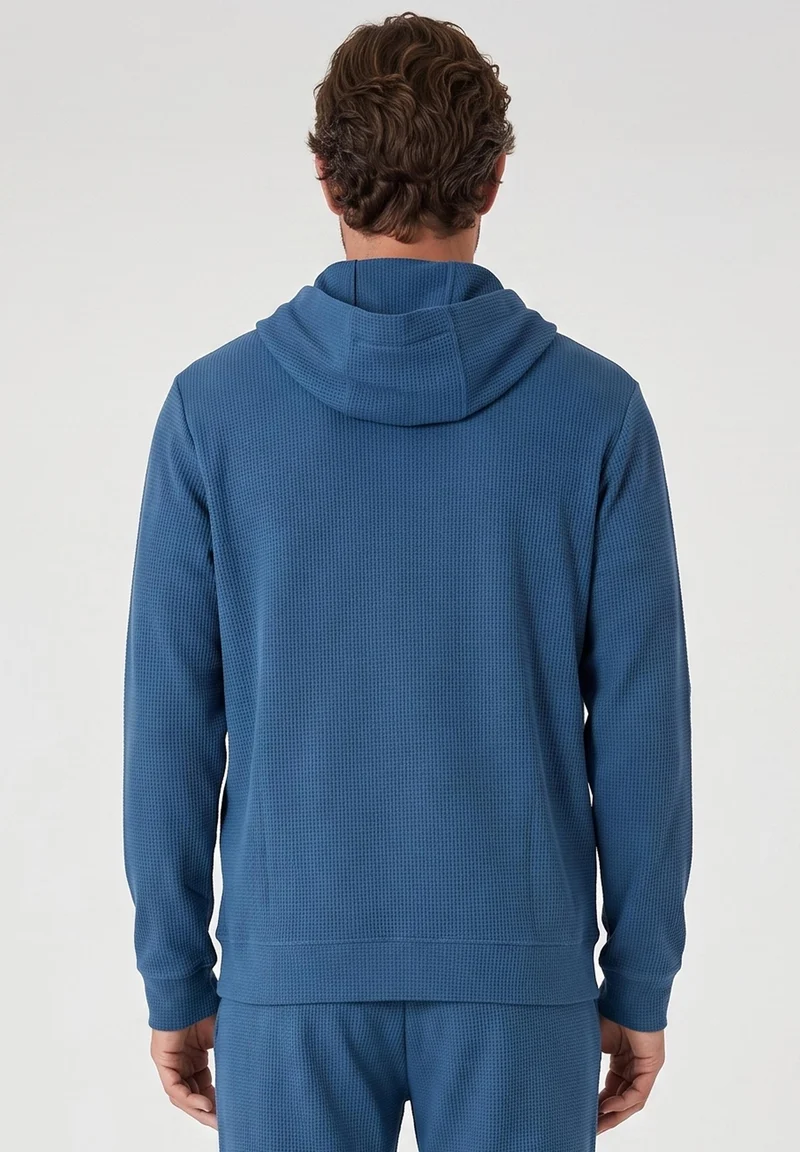 HECTORR | Waffel Hoodie aus Bio-Baumwolle & recyceltem Polyester