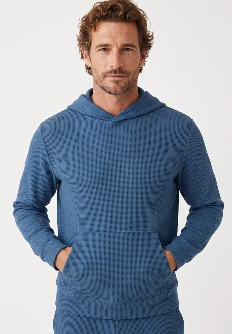 HECTORR | Waffel Hoodie aus Bio-Baumwolle & recyceltem Polyester
