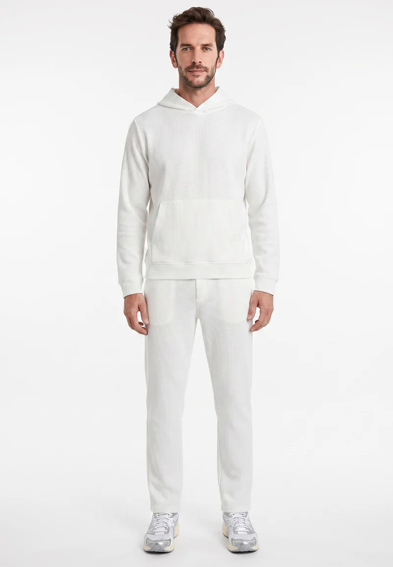 HECTORR | Waffel Hoodie aus Bio-Baumwolle & recyceltem Polyester