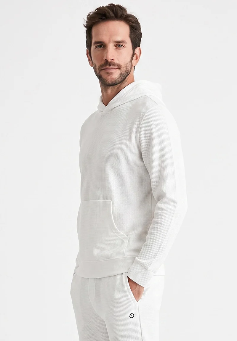 HECTORR | Waffel Hoodie aus Bio-Baumwolle & recyceltem Polyester