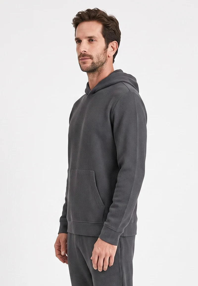 HECTORR | Waffel Hoodie aus Bio-Baumwolle & recyceltem Polyester