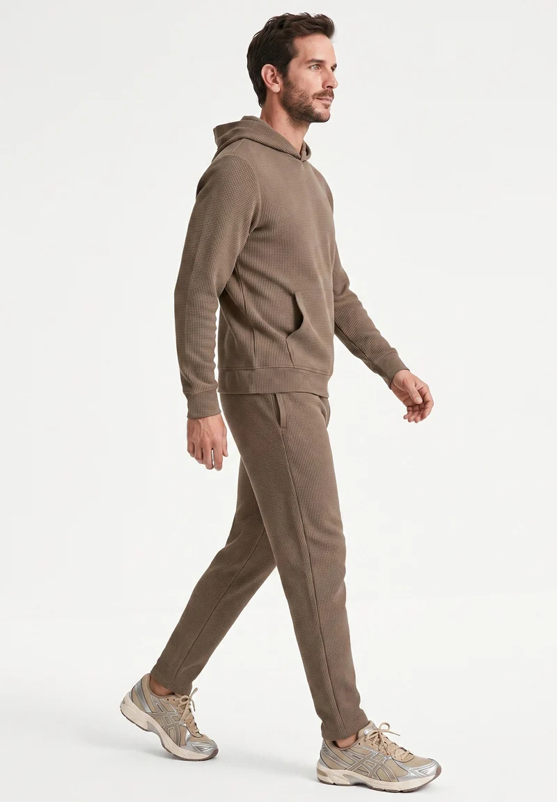 HECTORR | Waffel Hoodie aus Bio-Baumwolle & recyceltem Polyester