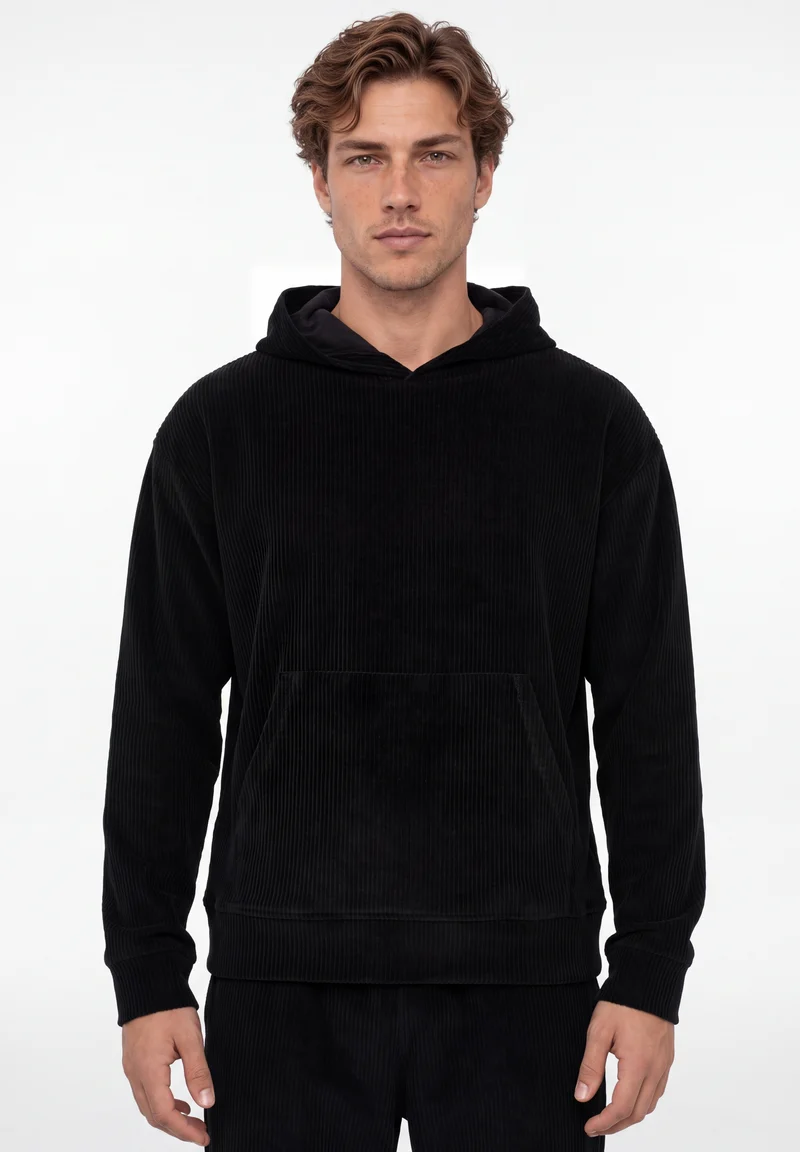 Cord-Hoodie aus Bio-Baumwolle