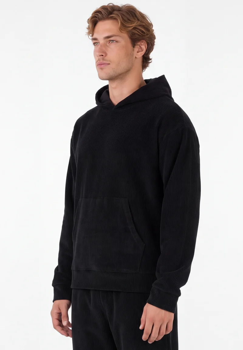 Cord-Hoodie aus Bio-Baumwolle