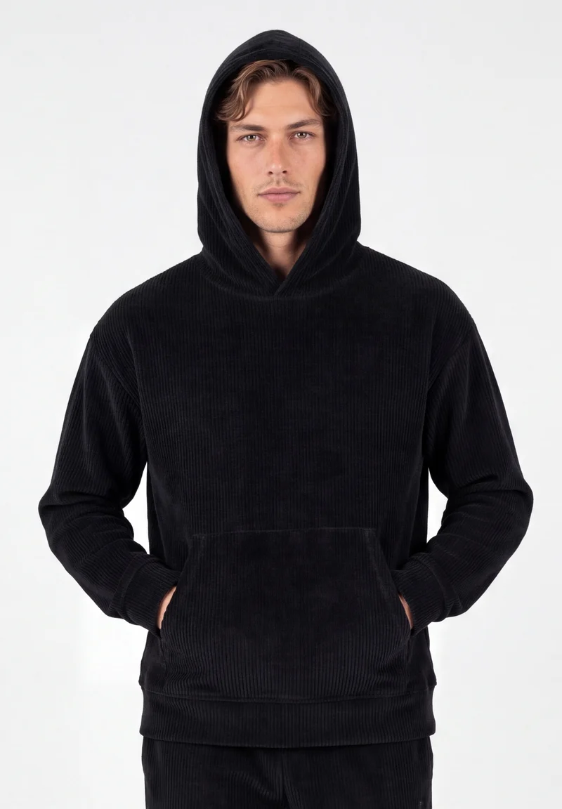 Cord-Hoodie aus Bio-Baumwolle