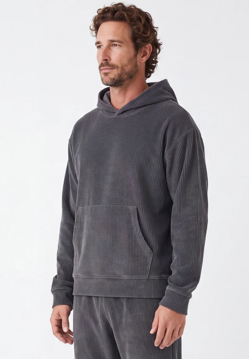 Cord-Hoodie aus Bio-Baumwolle
