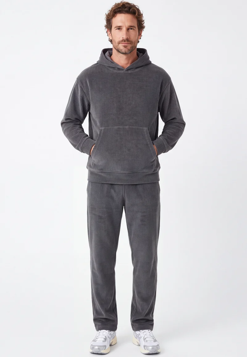 Cord-Hoodie aus Bio-Baumwolle