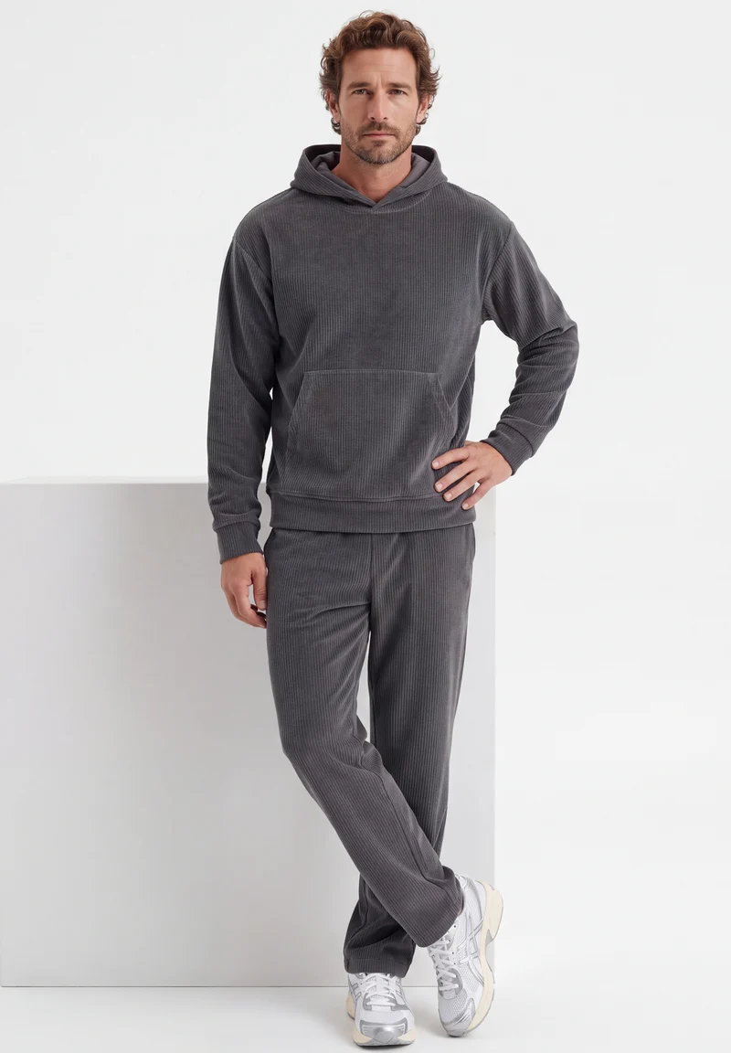 Cord-Hoodie aus Bio-Baumwolle