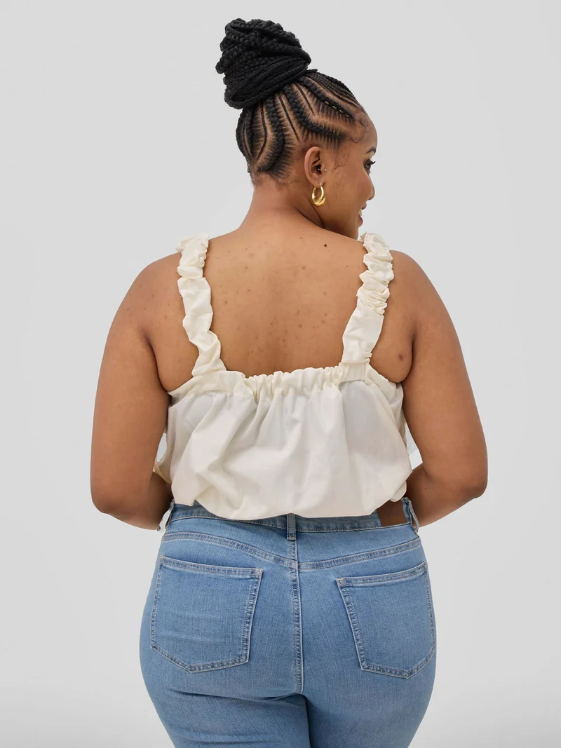 Pure Buxom Bubble Top - Cream