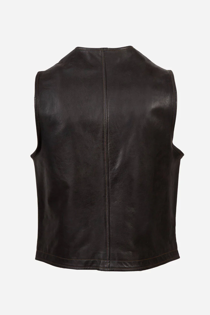 ROUTE 66 WAISTCOAT MAN ANT. BLACK