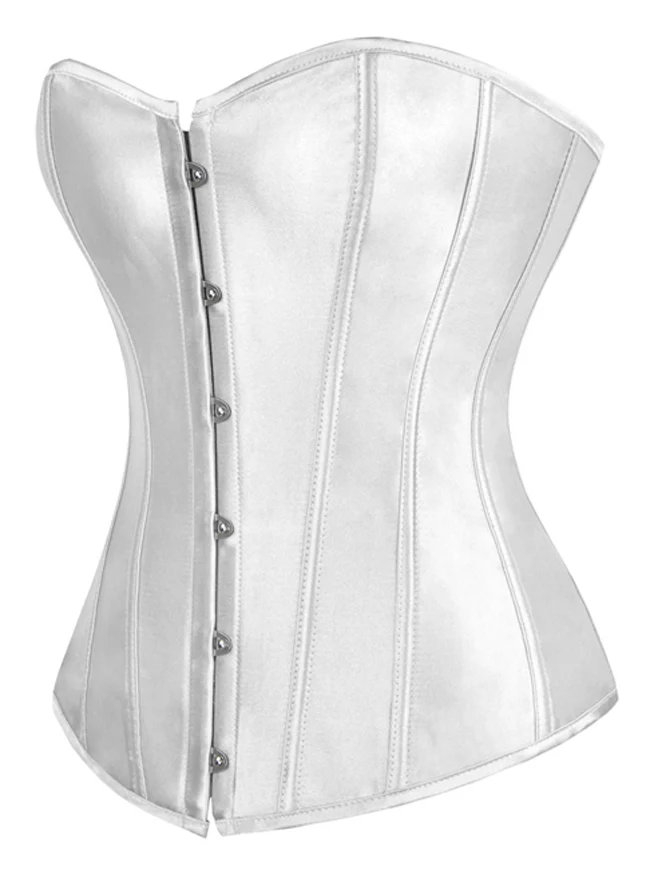 Satin trägerloses Ovebust Korsett Top