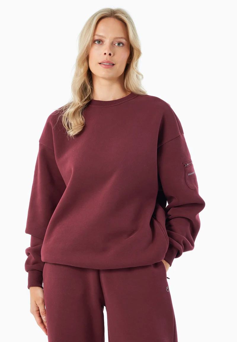 SAYLORR | Essentials Travel Unisex Sweatshirt aus Bio-Baumwolle und recyceltem Polyester