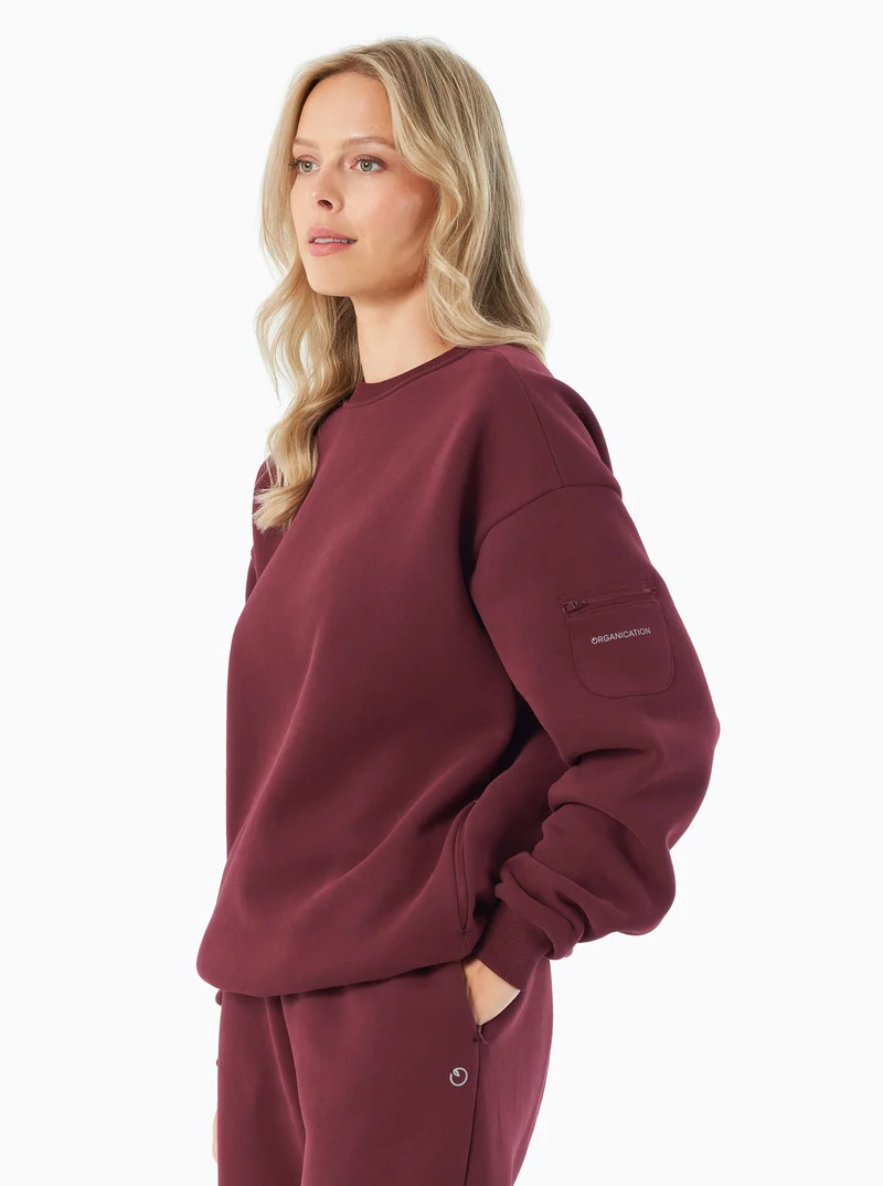 SAYLORR | Essentials Travel Unisex Sweatshirt aus Bio-Baumwolle und recyceltem Polyester