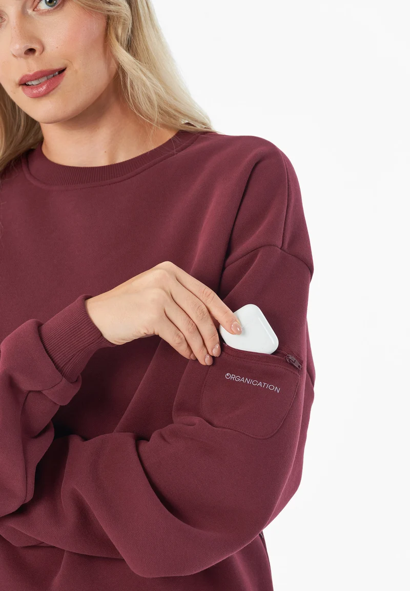 SAYLORR | Essentials Travel Unisex Sweatshirt aus Bio-Baumwolle und recyceltem Polyester