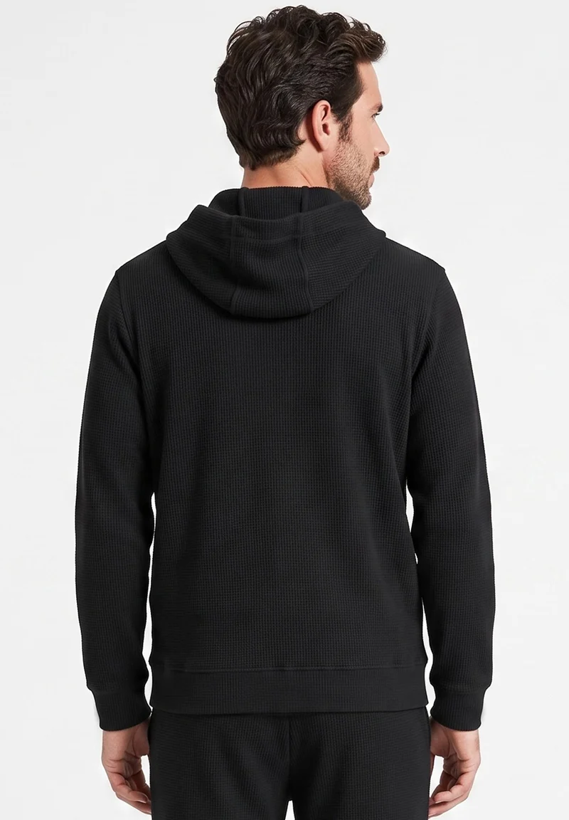 HECTORR | Waffel Hoodie aus Bio-Baumwolle & recyceltem Polyester