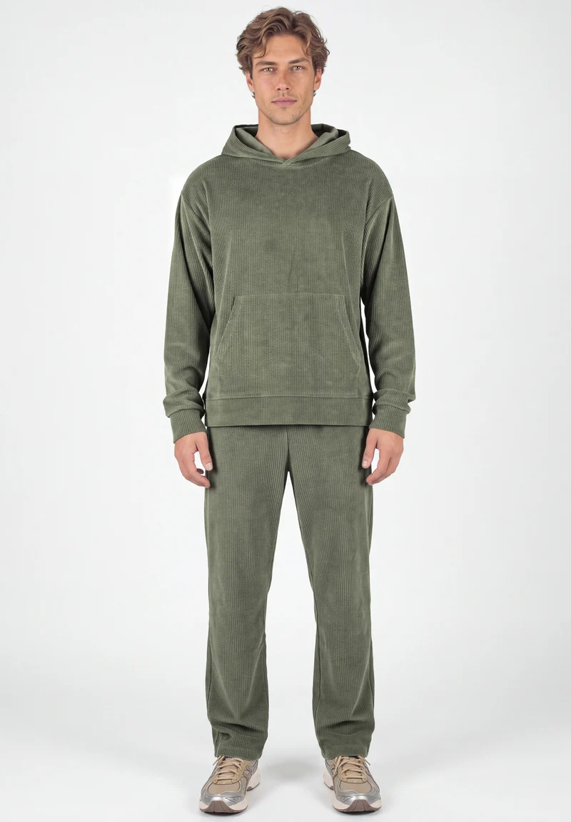 Cord-Hoodie aus Bio-Baumwolle