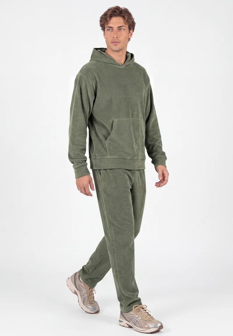 Cord-Hoodie aus Bio-Baumwolle