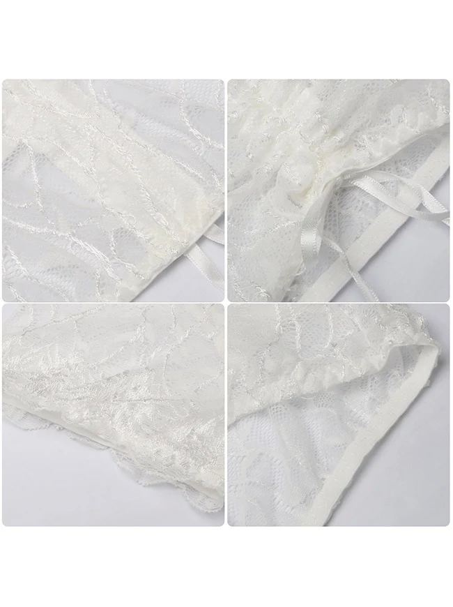 Vintage Sommer Tiefer V-Ausschnitt Spitze Kurzarm Shirt Bluse Crop Top
