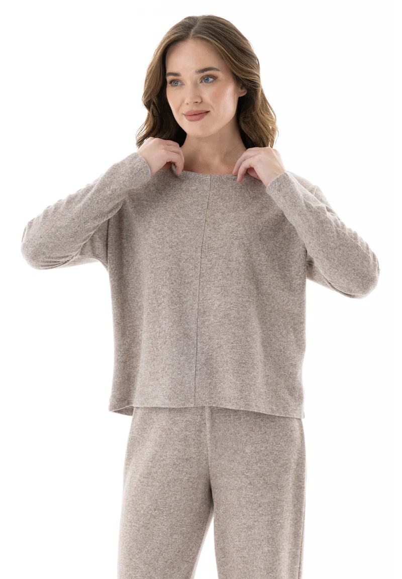 Longsleeve aus Bio-Baumwolle und recyceltem Polyester