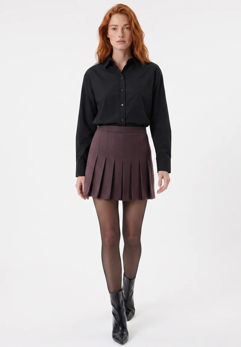 Skort aus recyceltem Polyester und ECOVERO™ Viskose