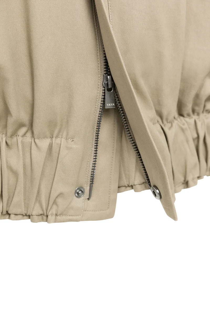 Blouson ample à col montant