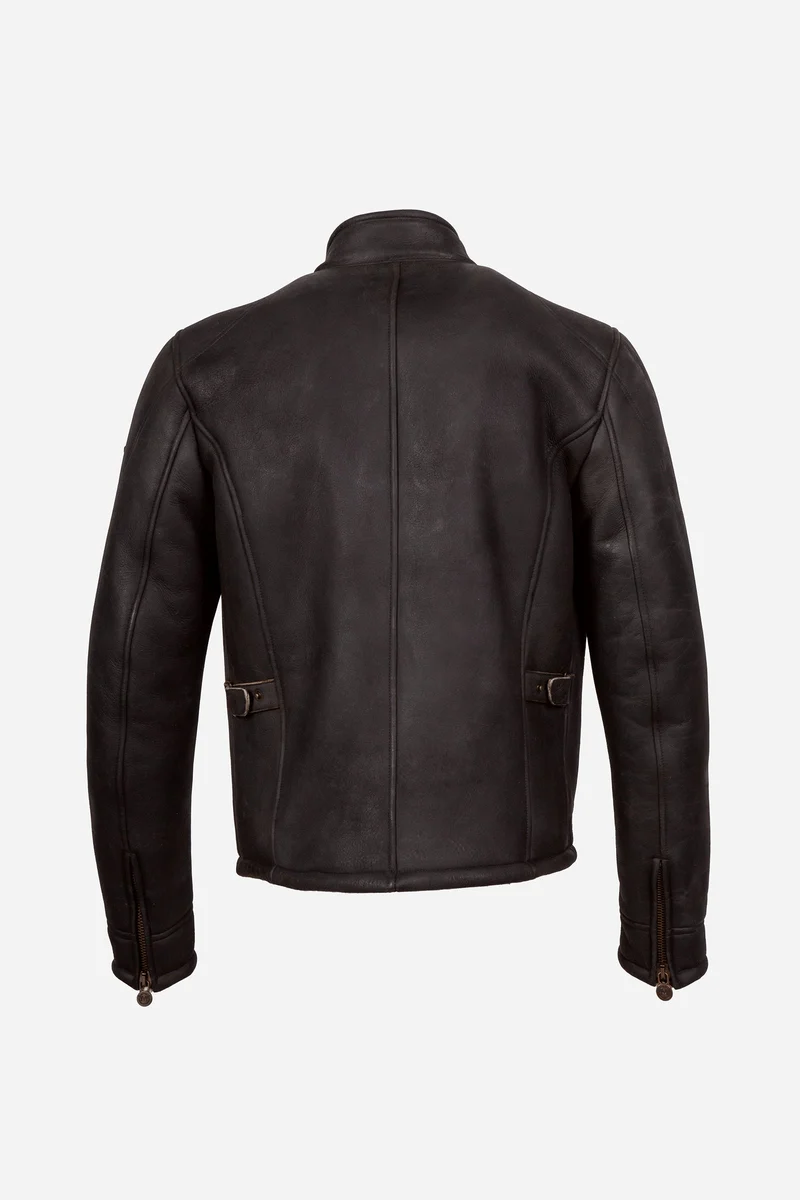 FULHAM SHEARLING JACKET MAN BLACK