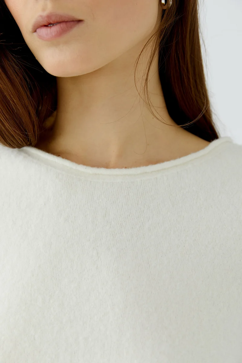Pull ample à manches trois-quarts