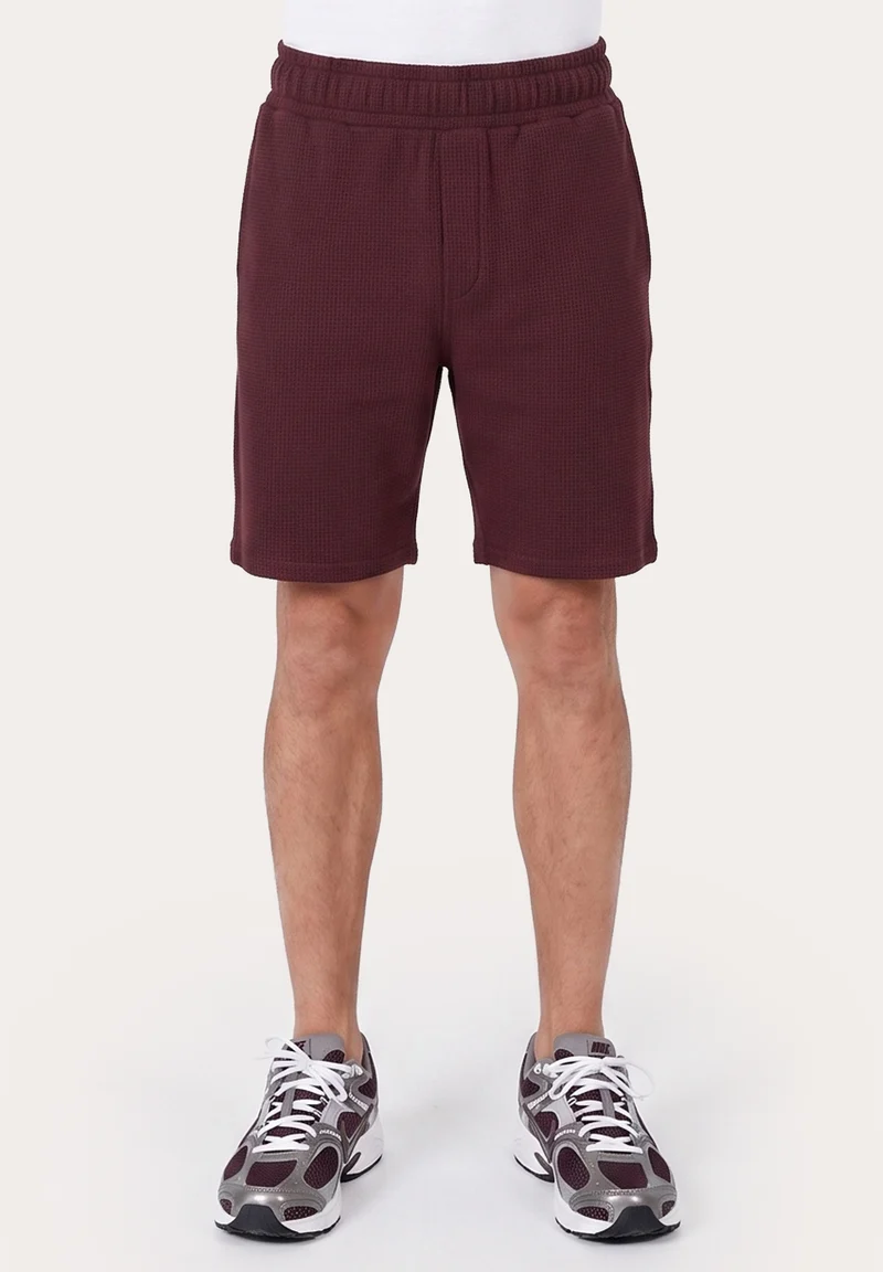 STEVVEN | Waffel-Shorts aus Bio-Baumwolle & recyceltem Polyester