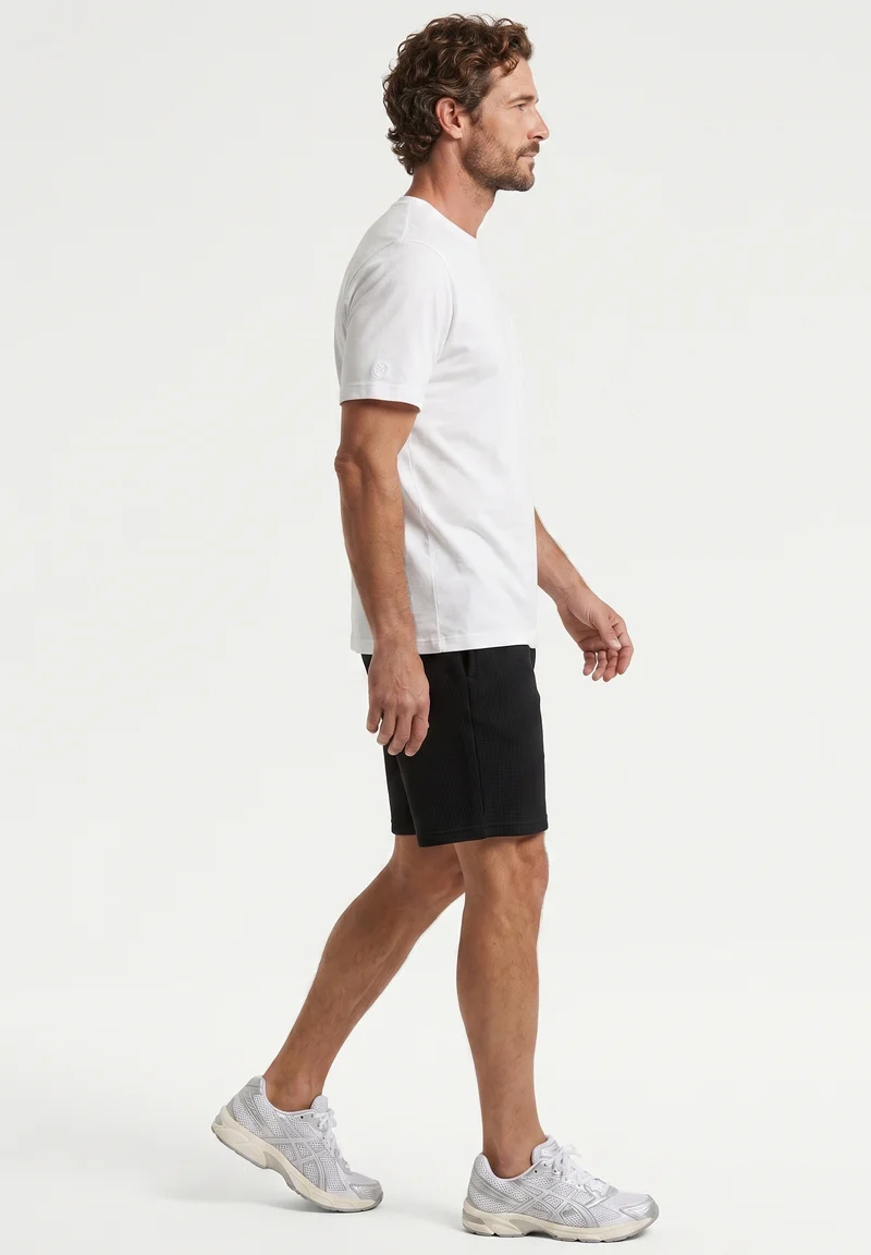 STEVVEN | Waffel-Shorts aus Bio-Baumwolle & recyceltem Polyester