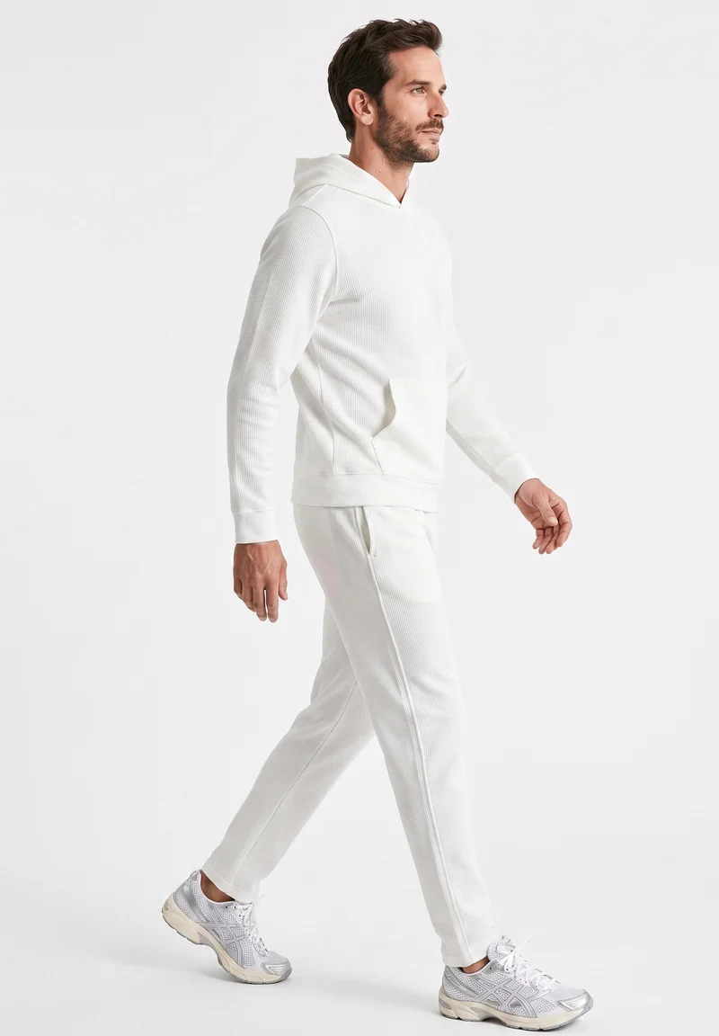 POZZAN | Waffel Jogginghose aus Bio-Baumwolle & recyceltem Polyester