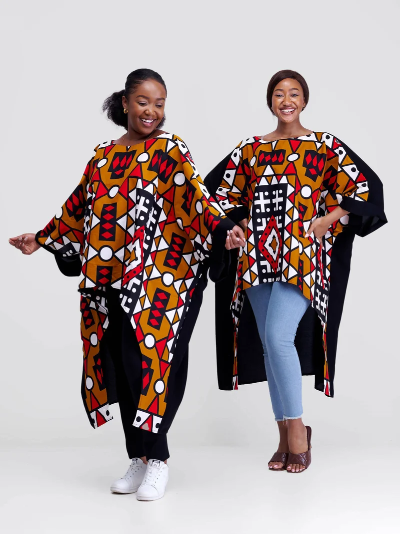 Smash By Kaly Tops Of Africa Style 1 African - African Print/ Black Print