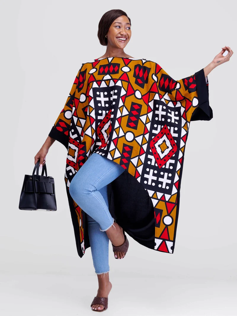 Smash By Kaly Tops Of Africa Style 1 African - African Print/ Black Print