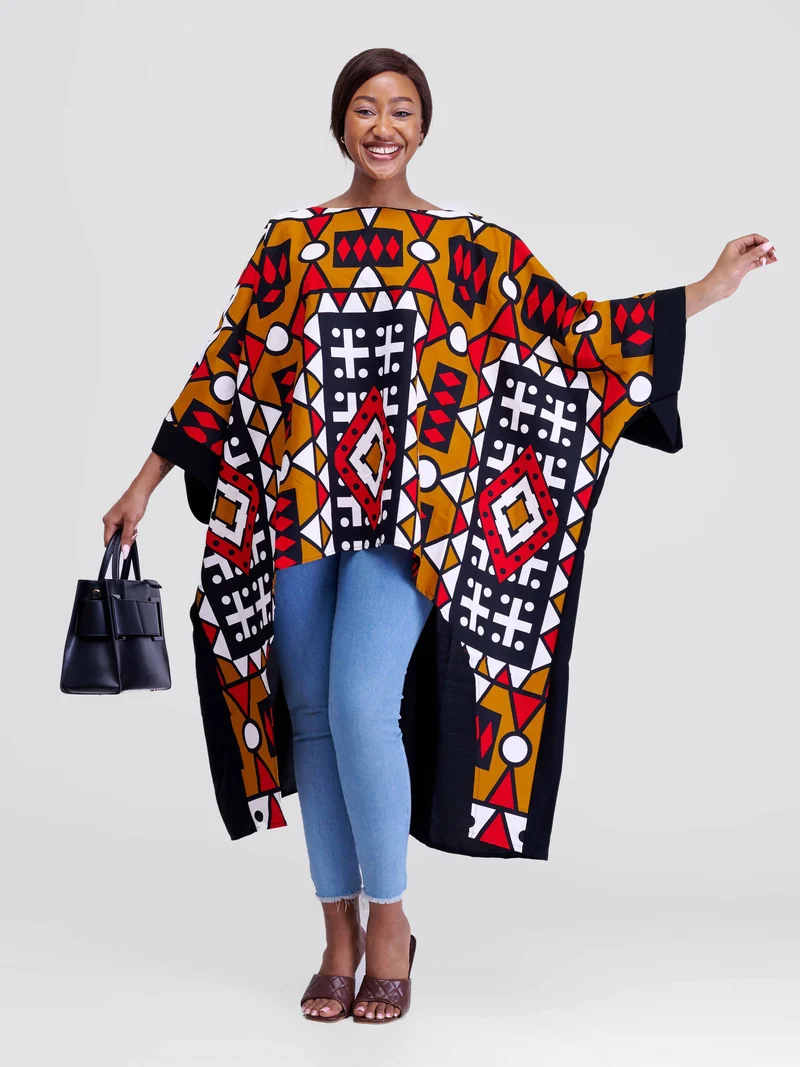 Smash By Kaly Tops Of Africa Style 1 African - African Print/ Black Print