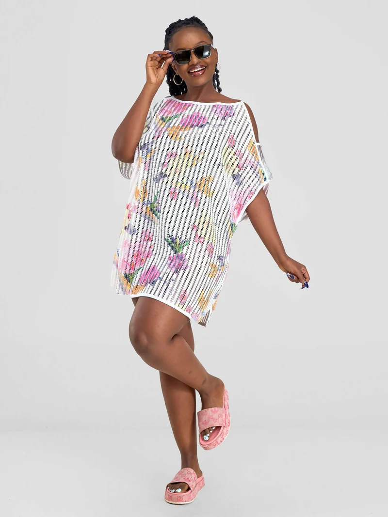 Smash By Kaly Hey Beach Lace Cover-up - Floral