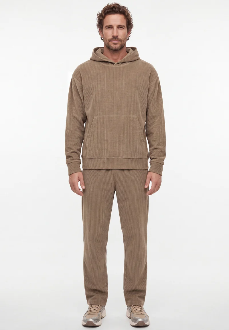 Cord-Hoodie aus Bio-Baumwolle