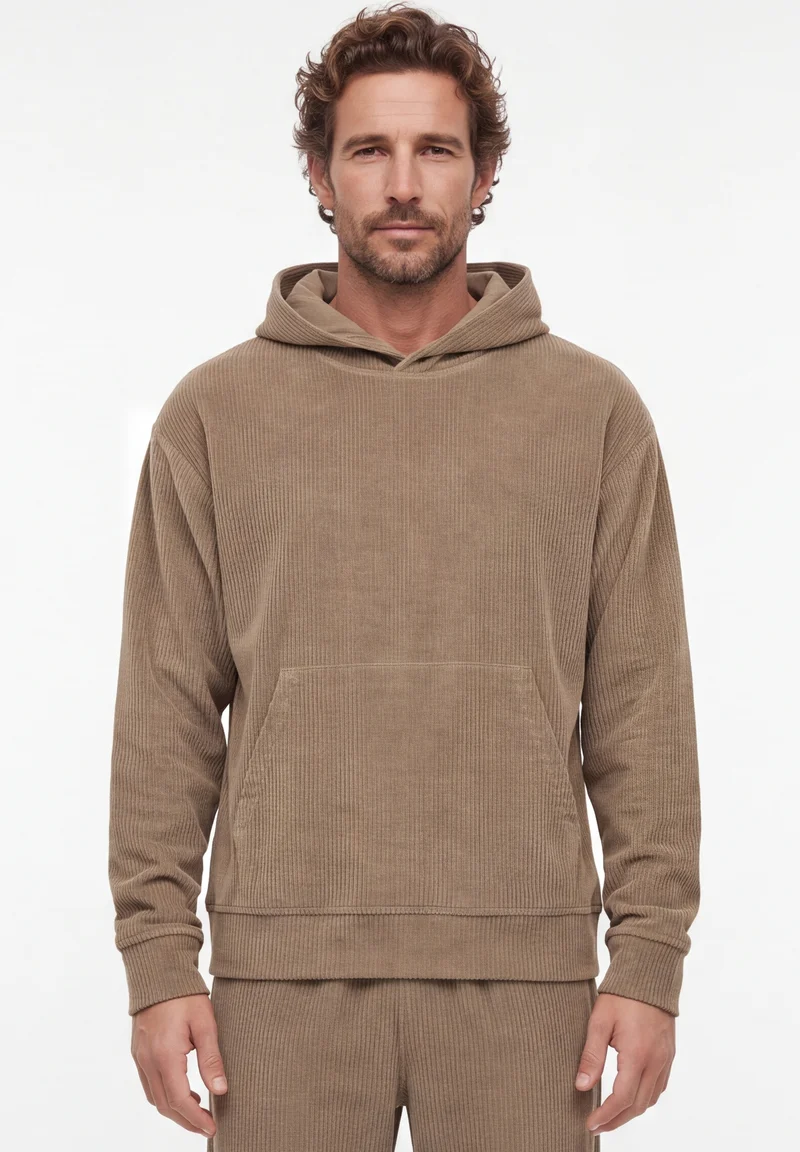 Cord-Hoodie aus Bio-Baumwolle