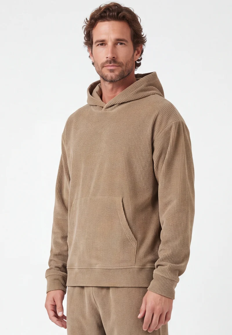 Cord-Hoodie aus Bio-Baumwolle