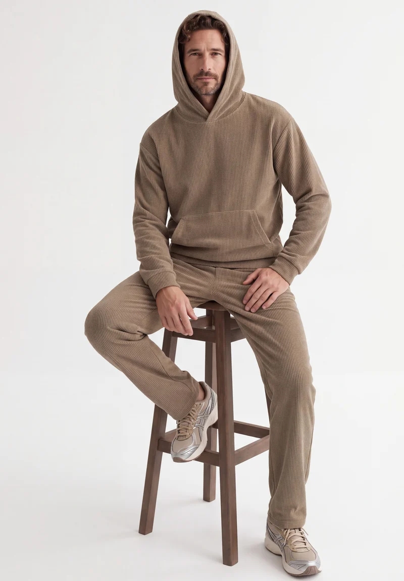 Cord-Hoodie aus Bio-Baumwolle