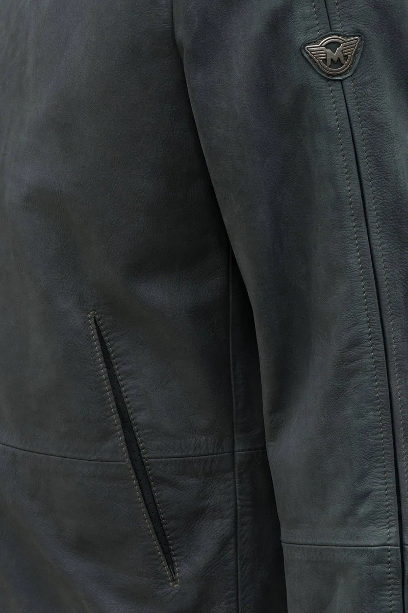 CRAIG BLOUSON MAN NAVY Nubuk
