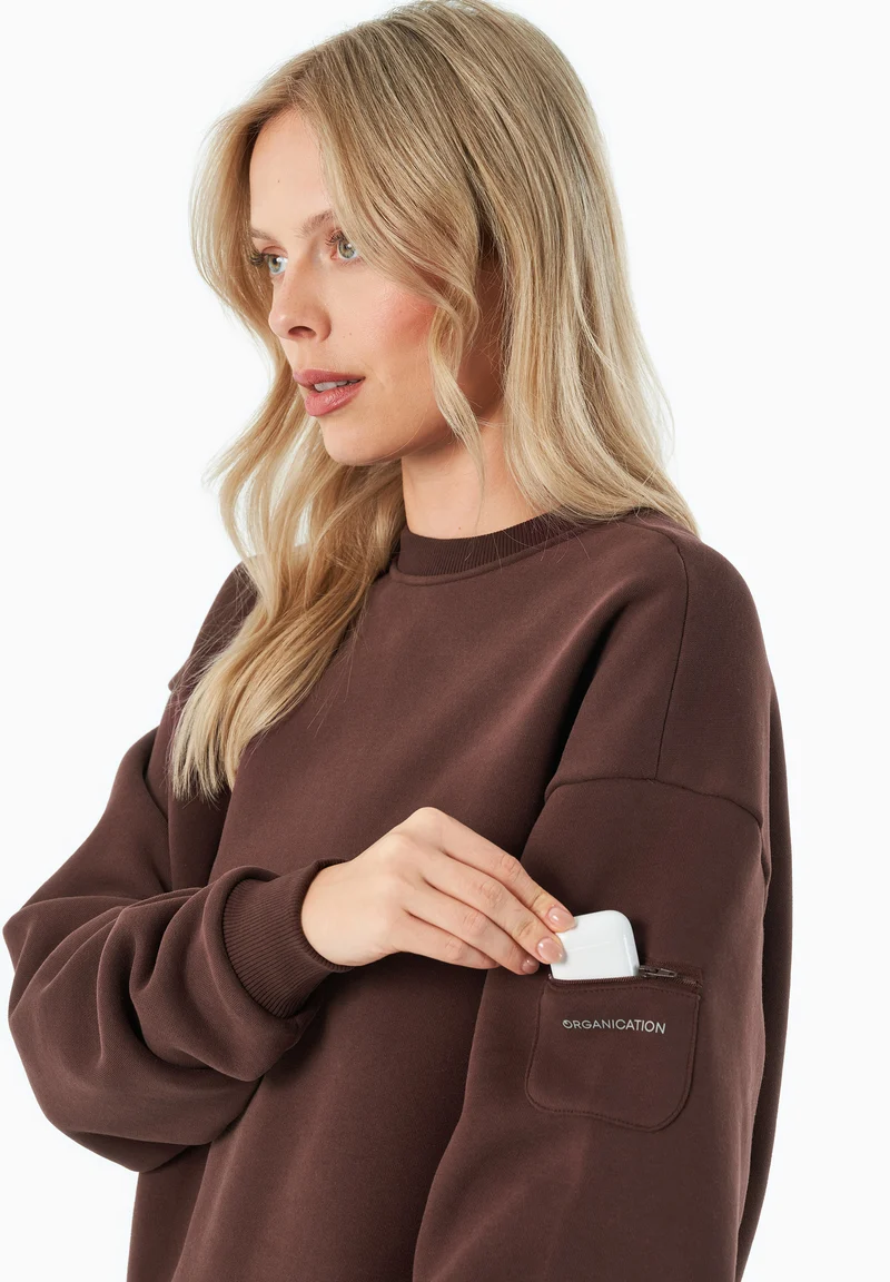 SAYLORR | Essentials Travel Unisex Sweatshirt aus Bio-Baumwolle und recyceltem Polyester