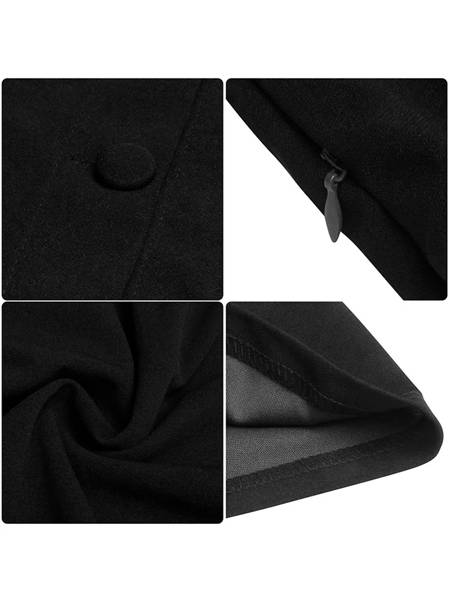 1950er Jahre Vintage Business Casual Büroarbeit A-Linien Kleid