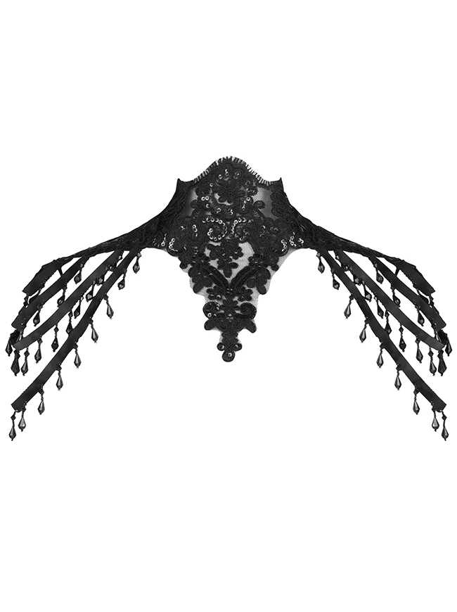 Steampunk Viktorianisch Kette Schulter Wickel Cape Kragen Choker