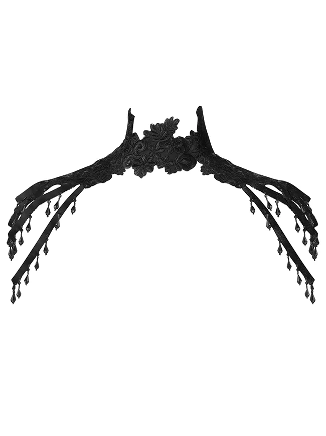 Steampunk Viktorianisch Kette Schulter Wickel Cape Kragen Choker