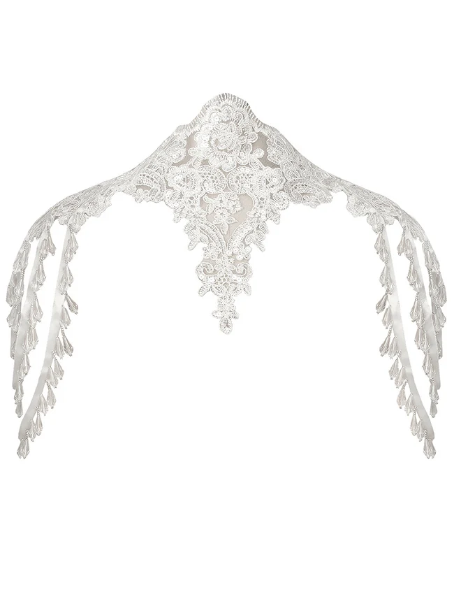 Steampunk Viktorianisch Kette Schulter Wickel Cape Kragen Choker
