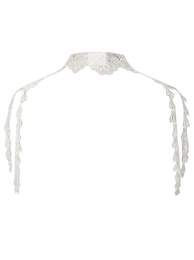 Steampunk Viktorianisch Kette Schulter Wickel Cape Kragen Choker